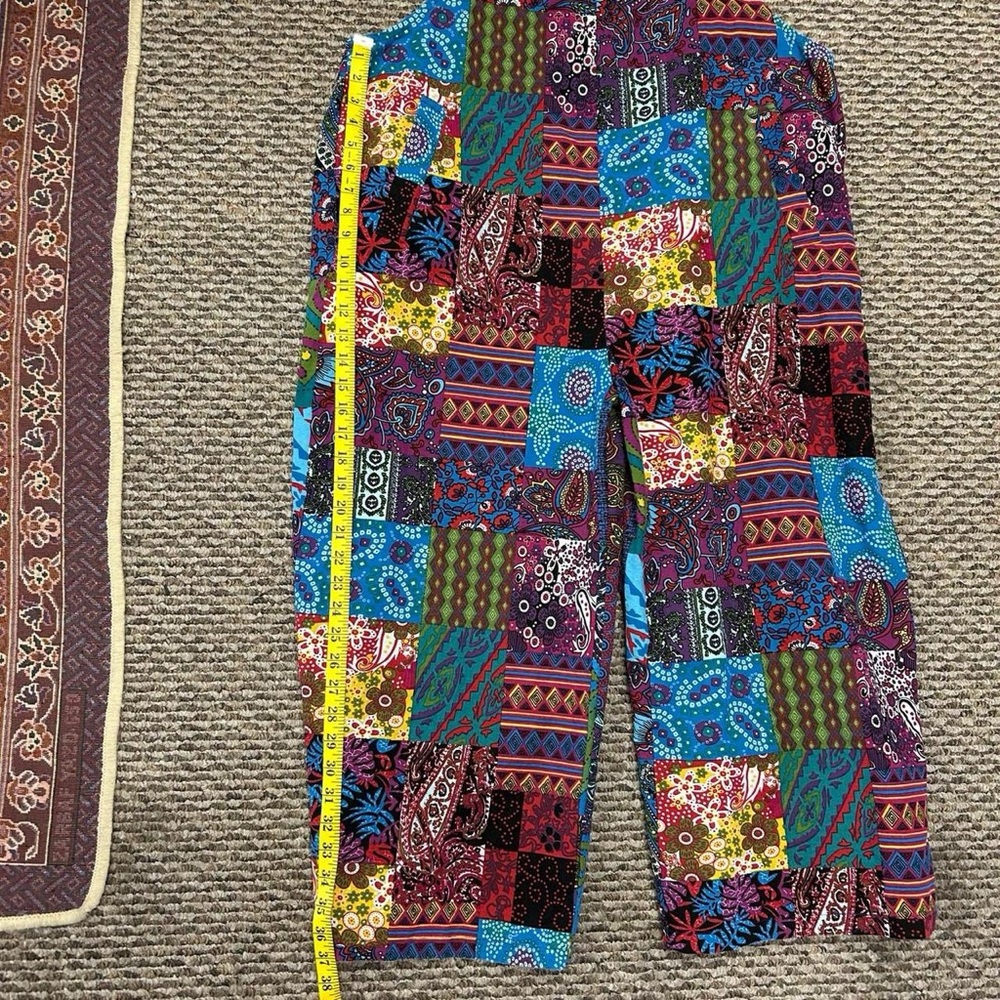Colorful Patchwork Overalls - image 4